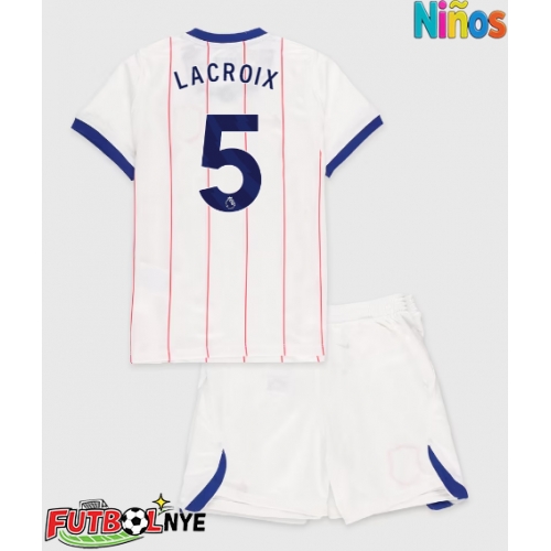 Camiseta Chelsea Maxence Lacroix #5 Tercera Equipación para niños 2026-27 manga corta (+ pantalones cortos)